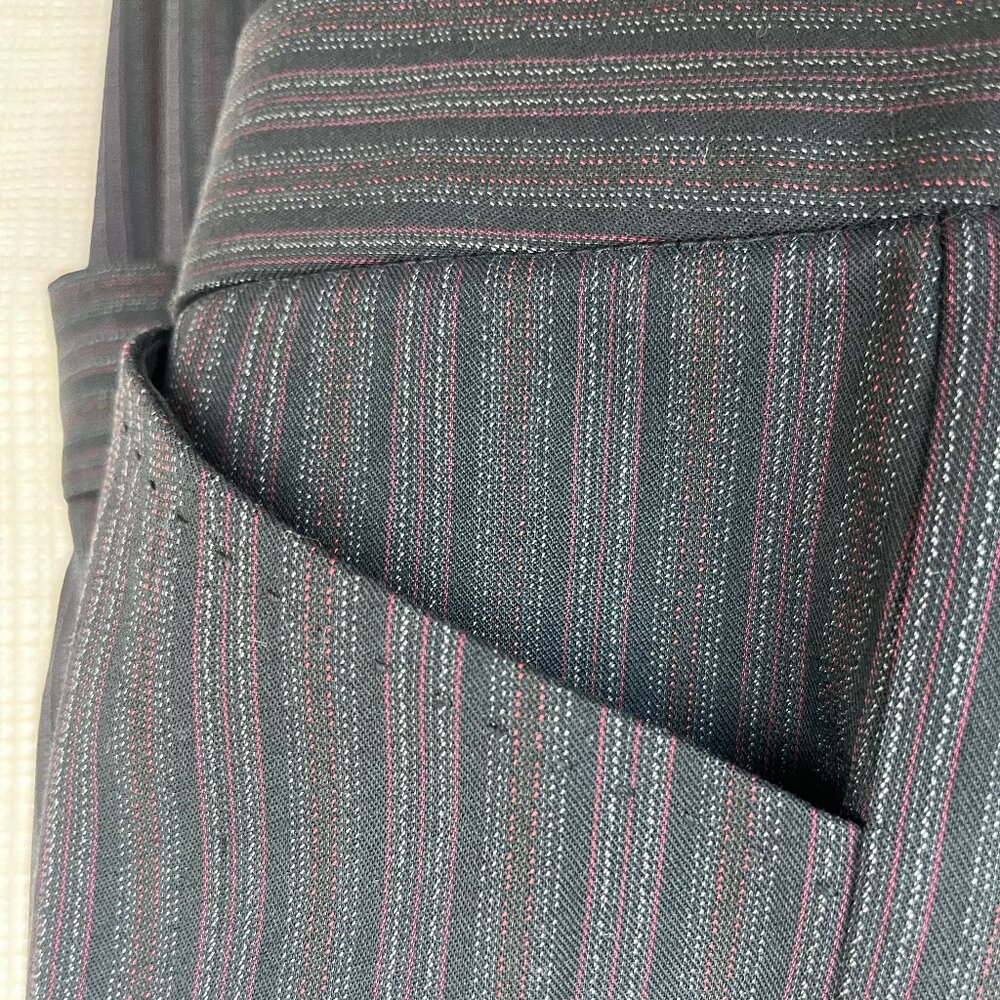 Elie Tahari Pinstripe Pants Simone Pants Mid Rise Sligh…